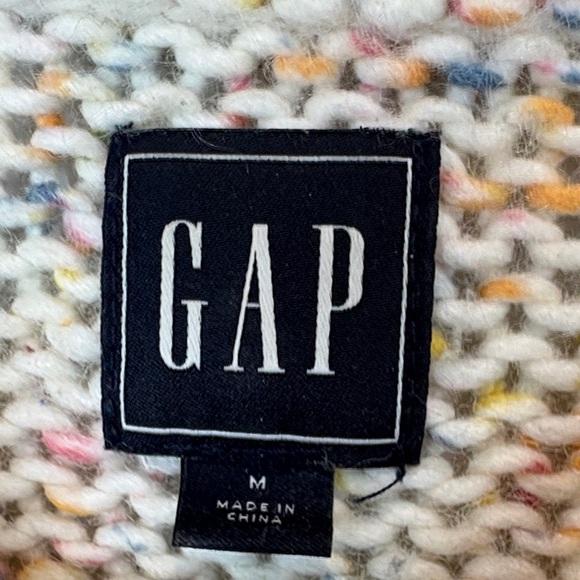GAP Women's Cream Speckled Crew Neck Sweater - Picture 10 of 14